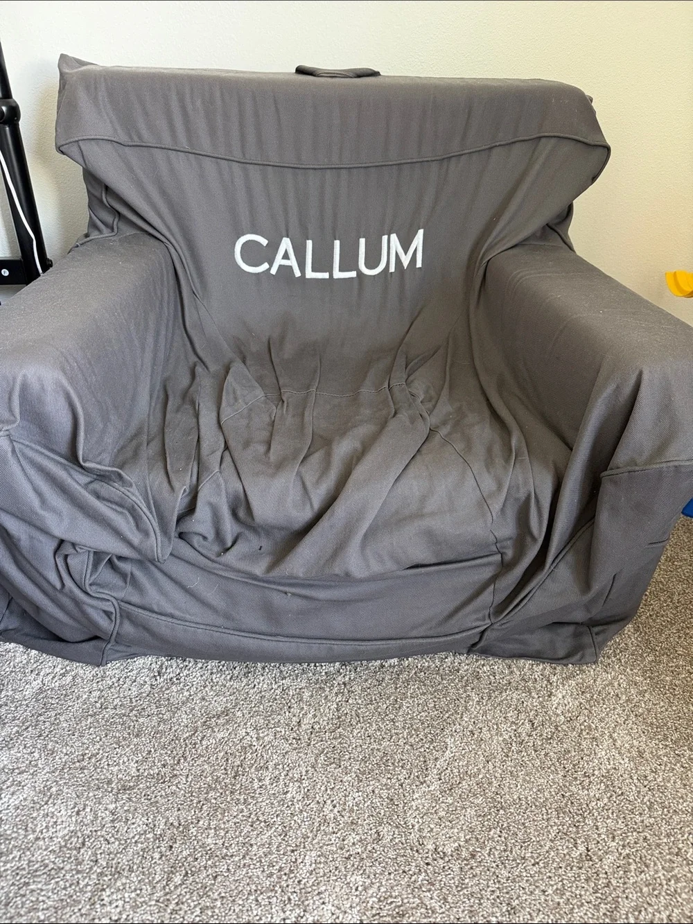 Custom Callum pottery barn Cover in Dark Gray- cover only
